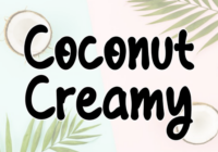 Coconut Creamy Font - Featured Image