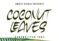 Coconut Leaves Font - Featured Image