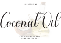 Coconut Oil Font - Featured Image