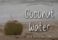 Coconut Water Font - Featured Image