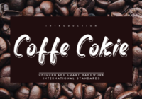 Coffe Cokie Font - Featured Image