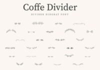 Coffe Divider Font - Featured Image