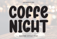 Coffe Night Font - Featured Image