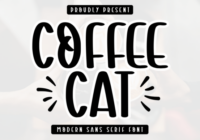 Coffee Cat Font - Featured Image