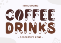 Coffee Drinks Font - Featured Image