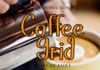 Coffee Grid Font - Featured Image