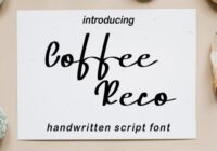 Coffee Reco Font - Featured Image