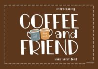 Coffee and Friend Font - Featured Image