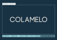 Colamelo Font - Featured Image