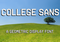 College Sans Font - Featured Image