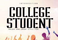 College Student Font - Featured Image