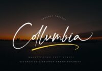 Collumbia Font - Featured Image