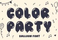 Color Party Font - Featured Image