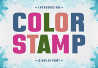 Color Stamp Font - Featured Image