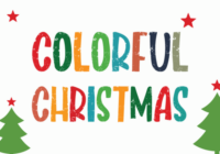 Colorful Christmas Font - Featured Image