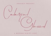 Colorful Glazed Font - Featured Image