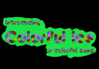 Colorful Ice Font - Featured Image