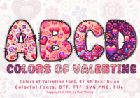 Colors of Valentine Font - Featured Image