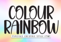 Colour Rainbow Font - Featured Image