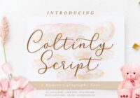 Coltinly Script Font - Featured Image