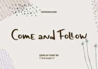 Come and Follow Font - Featured Image