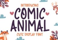 Comic Animal Font - Featured Image