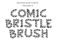 Comic Bristle Brush Font - Featured Image