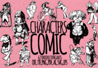 Comic Characters Font - Featured Image