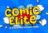 Comic Elite Font - Featured Image