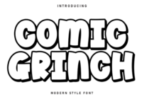 Comic Grinch Font - Featured Image