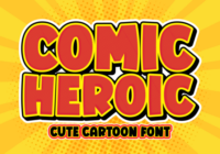 Comic Heroic Font - Featured Image