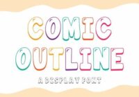 Comic Outline Font - Featured Image
