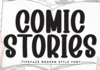 Comic Stories Font - Featured Image