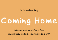 Coming Home Font - Featured Image