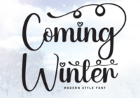 Coming Winter Font - Featured Image