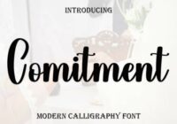 Comitment Font - Featured Image