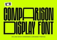 Comparison Display Font - Featured Image