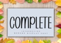 Complete Font - Featured Image