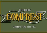 Comprest Font - Featured Image