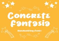 Concrete Fantasia Font - Featured Image