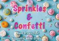 Confetti Sprinkles Font - Featured Image