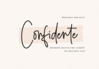 Confidente Signature Font - Featured Image