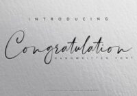 Congratulation Font - Featured Image