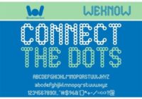 Connect the Dots Font - Featured Image