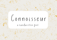 Connoisseur Font - Featured Image