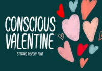 Conscious Valentine Font - Featured Image