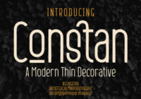 Constan Font - Featured Image