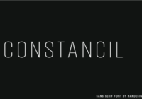 Constancil Font - Featured Image