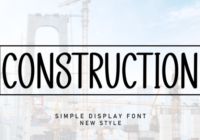 Construction Font - Featured Image