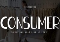 Consumer Font - Featured Image